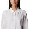 Columbia Womens Camp Henry™ Iii Ls Shirt(White Chambray)