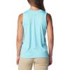 Columbia Womens Fork Stream Graphic Tank(Aquamarine/Simply Scripted Three)
