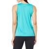 Columbia Womens Fork Stream Graphic Tank(Bright Aqua/Inverted Band Graphic)