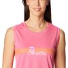 Columbia Womens Fork Stream Graphic Tank(Wild Geranium/Inverted Band Graphic)