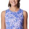 Columbia Womens Freezer Tank Dress(Violet Sea Palmtropics)