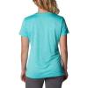 Columbia Womens Hike Graphic Short Sleeve Tee(Bright Aqua/Heather)