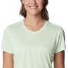 Columbia Womens Hike Graphic Short Sleeve Tee(Key West/Heather)