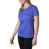 Columbia Womens Hike Graphic Short Sleeve Tee(Purple Lotus)