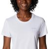 Columbia Womens Hike Graphic Short Sleeve Tee(White)