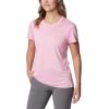 Columbia Womens Hike Graphic Short Sleeve Tee(Wild Rose Heather)