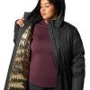 Columbia Womens Juniper Ridge II Down Jacket(Black Herringbone)