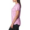 Columbia Womens Leslie Falls Short Sleeve(Cosmos Tigerlines Tonal)