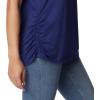 Columbia Womens Leslie Falls Short Sleeve(Dark Sapphire)