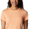 Columbia Womens Leslie Falls Short Sleeve(Peach)