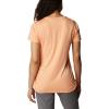 Columbia Womens Leslie Falls Short Sleeve(Peach)