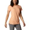 Columbia Womens Leslie Falls Short Sleeve(Peach)