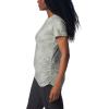 Columbia Womens Leslie Falls Short Sleeve(Safari Tigerlines Tonal)