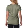 Columbia Womens Leslie Falls Short Sleeve(Stone Green)