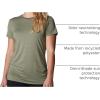 Columbia Womens Leslie Falls Short Sleeve(Stone Green)