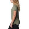 Columbia Womens Leslie Falls Short Sleeve(Stone Green)