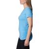 Columbia Womens Leslie Falls Short Sleeve(Vista Blue)