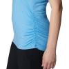 Columbia Womens Leslie Falls Short Sleeve(Vista Blue)
