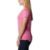Columbia Womens Leslie Falls Short Sleeve(Wild Rose)