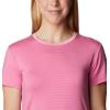 Columbia Womens Leslie Falls Short Sleeve(Wild Rose)