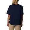 Columbia Womens North Cascades Graphic Short Sleeve Tee(Collegiate Navy/Starry Peaks Graphic)