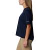 Columbia Womens North Cascades Graphic Short Sleeve Tee(Collegiate Navy/Starry Peaks Graphic)