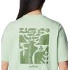 Columbia Womens North Cascades Graphic Short Sleeve Tee(Sage Leaf/Simple Gorge)