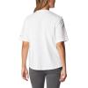 Columbia Womens North Cascades Graphic Short Sleeve Tee(White/Starry Peaks Graphic)