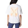 Columbia Womens North Cascades Graphic Short Sleeve Tee(White/Wavy Rays)