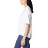 Columbia Womens North Cascades Graphic Short Sleeve Tee(White/Wavy Rays)
