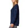 Columbia Womens North Cascades Long Sleeve Tee(Collegiate Navy/Dimensional Gem Omblur)
