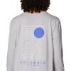 Columbia Womens North Cascades Long Sleeve Tee(Columbia Grey Heather/Linear Drifts)