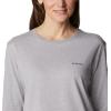 Columbia Womens North Cascades Long Sleeve Tee(Columbia Grey Hthr  Csc Branded Buffalo)
