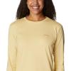 Columbia Womens North Cascades Long Sleeve Tee(Cornstalk Csc Gradient Sleeve)