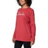Columbia Womens North Cascades Long Sleeve Tee(Daredevil/Casual Script)