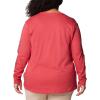 Columbia Womens North Cascades Long Sleeve Tee(Daredevil/Csc Sleeve Logo Omblur)