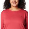 Columbia Womens North Cascades Long Sleeve Tee(Daredevil/Csc Sleeve Logo Omblur)