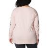 Columbia Womens North Cascades Long Sleeve Tee(Dusty Pink  Night Wave Gem Columbia)