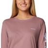 Columbia Womens North Cascades Long Sleeve Tee(Fig/Csc Sleeve Logo)
