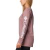 Columbia Womens North Cascades Long Sleeve Tee(Fig/Csc Sleeve Logo)