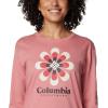 Columbia Womens North Cascades Long Sleeve Tee(Pink Agave/Floral Groove)