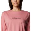 Columbia Womens North Cascades Long Sleeve Tee(Pink Agave/Gem Columbia)