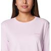 Columbia Womens North Cascades Long Sleeve Tee(Pink Dawn/Linear Drifts)
