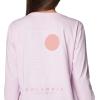 Columbia Womens North Cascades Long Sleeve Tee(Pink Dawn/Linear Drifts)