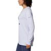 Columbia Womens North Cascades Long Sleeve Tee(Snowdrift/Floral Groove)