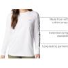Columbia Womens North Cascades Long Sleeve Tee(White  Gem Columbia)