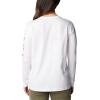 Columbia Womens North Cascades Long Sleeve Tee(White/Gem Columbia)