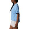 Columbia Womens North Cascades Relaxed Tee(Agate Blue/Fish Star Marlin Graphic)