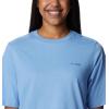 Columbia Womens North Cascades Relaxed Tee(Agate Blue/Pfg Triangle Graphic)