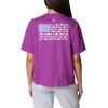 Columbia Womens North Cascades Relaxed Tee(Berry Jam  Stone Fish and Friends)